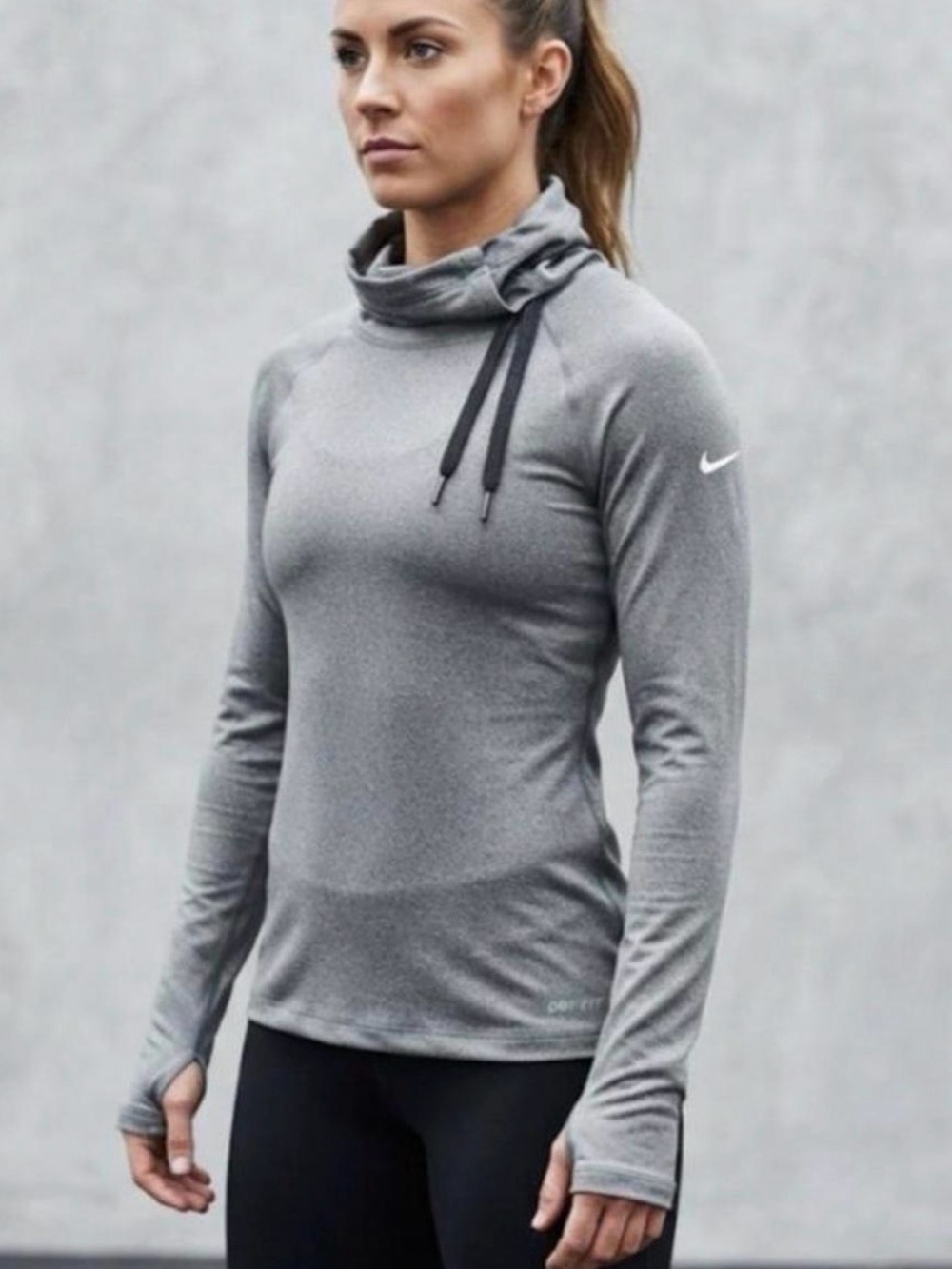 Nike Gray PRO Dri-Fit Drawstring Cowl Neck
Women’s Small
